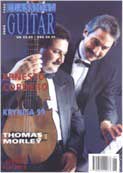 Эрнесто Кордеро на обложке ж-ла "Classical Guitar" (июнь, 1999)