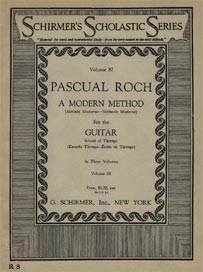 Roch Pascual. A Modern Method for Guitar (1921)